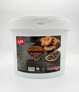 شکلات چیپسی نسوز کام کایا، سطل ۱۲ کیلویی برای خط تولید کیک