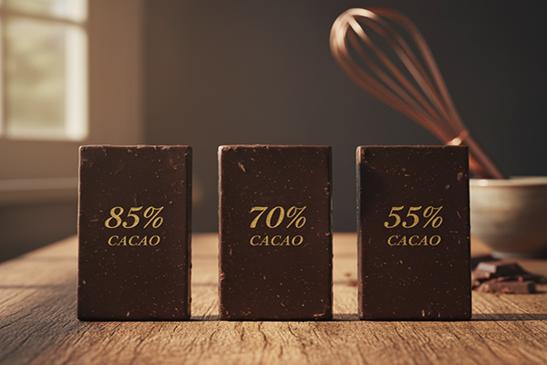 بهترین درصد شکلات برای روکش و گاناش