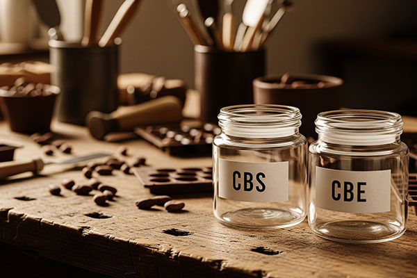 مقایسه روغن CBS و CBE برای شکلات 