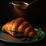 کرم کاکائو مخصوص پر کردن کروسان