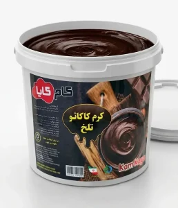کرم کاکائو تلخ کام کایا، سطل ۱۲ کیلویی برای خطوط تولید کیک و دسر صنعتی