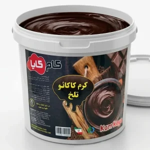 کرم کاکائو تلخ کام کایا، سطل ۱۲ کیلویی برای خطوط تولید کیک و دسر صنعتی