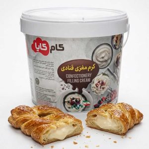 کرم مغزی قنادی کام کایا، سطل ۱۲ کیلویی برای خطوط تولید شیرینی و دسر صنعتی